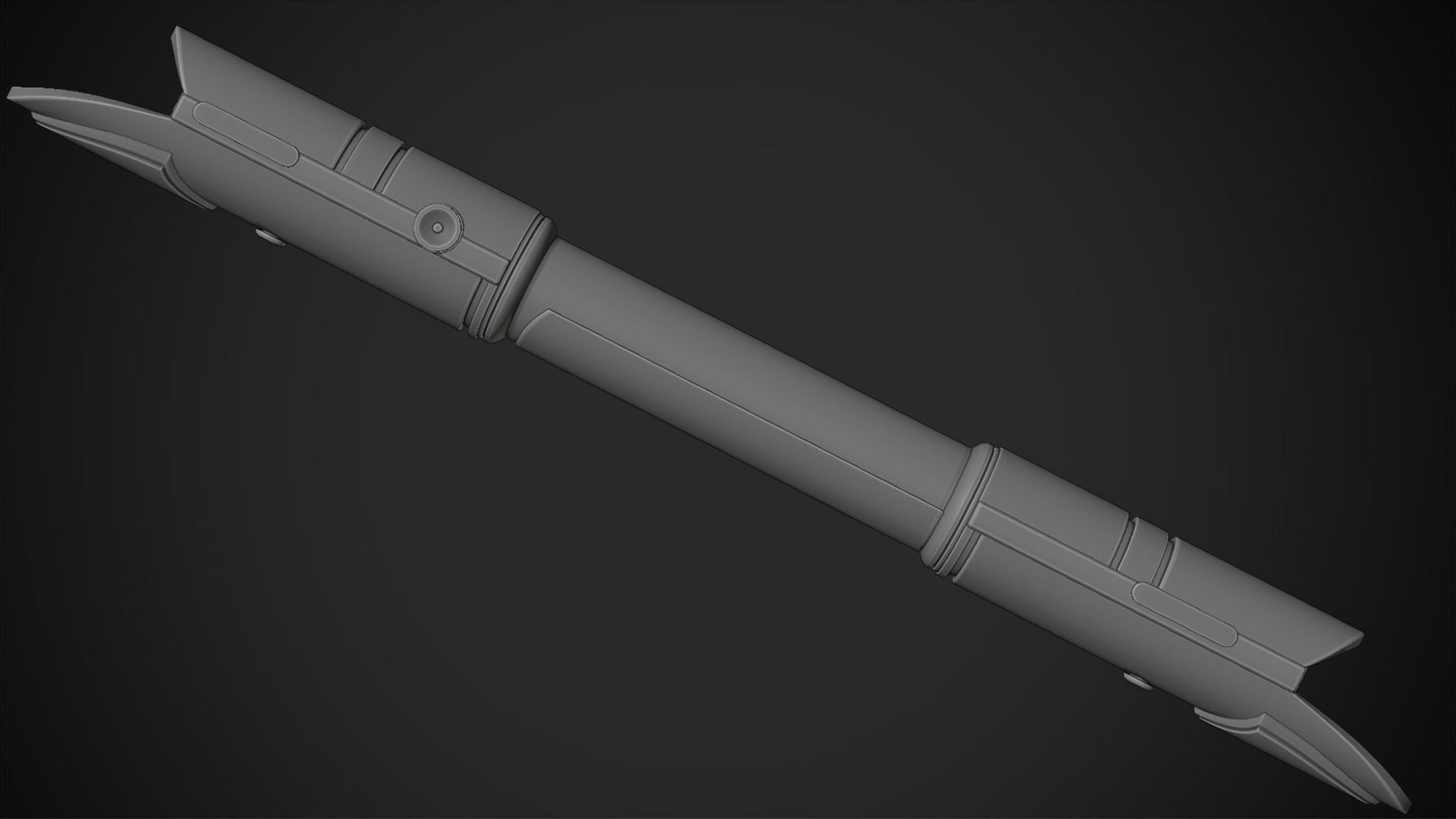 Star Wars Jedi Temple Guard Lightsaber for Cosplay 3D print model_20