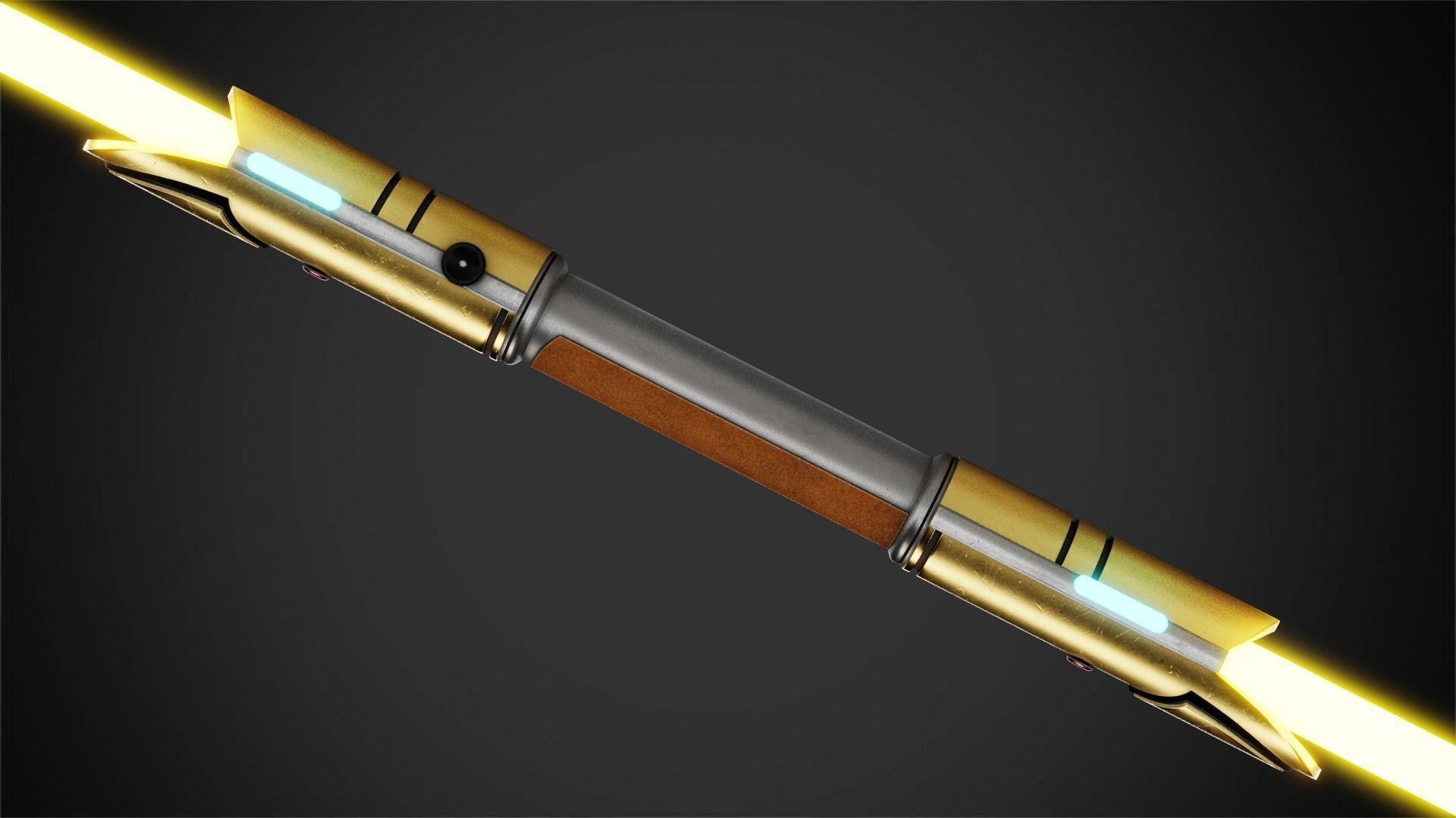 Star Wars Jedi Temple Guard Lightsaber for Cosplay 3D print model_8