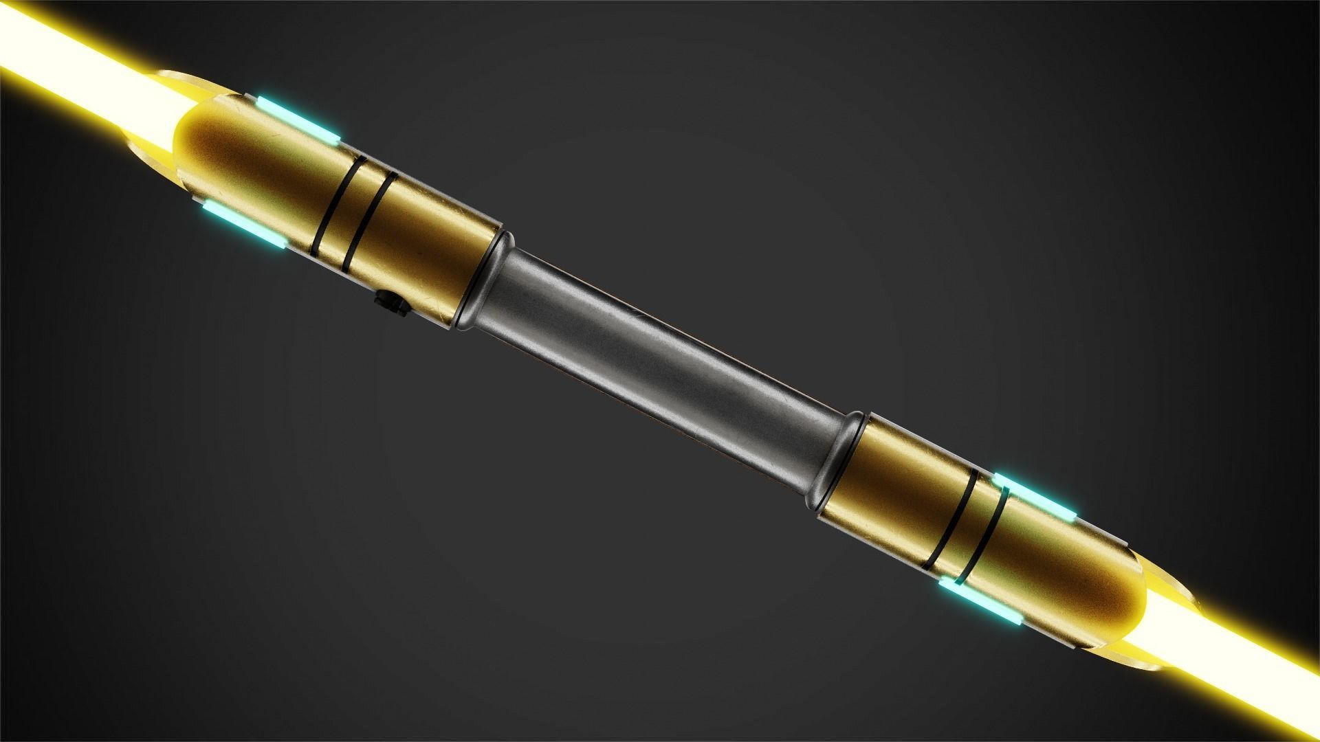 Star Wars Jedi Temple Guard Lightsaber for Cosplay 3D print model_6