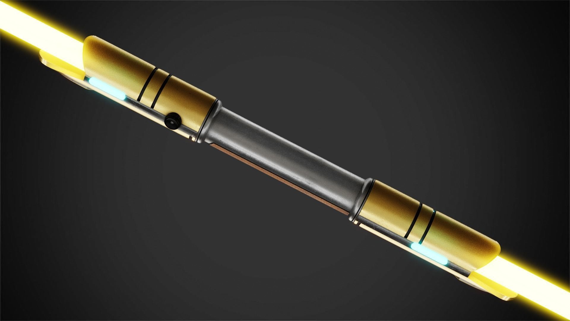 Star Wars Jedi Temple Guard Lightsaber for Cosplay 3D print model_7