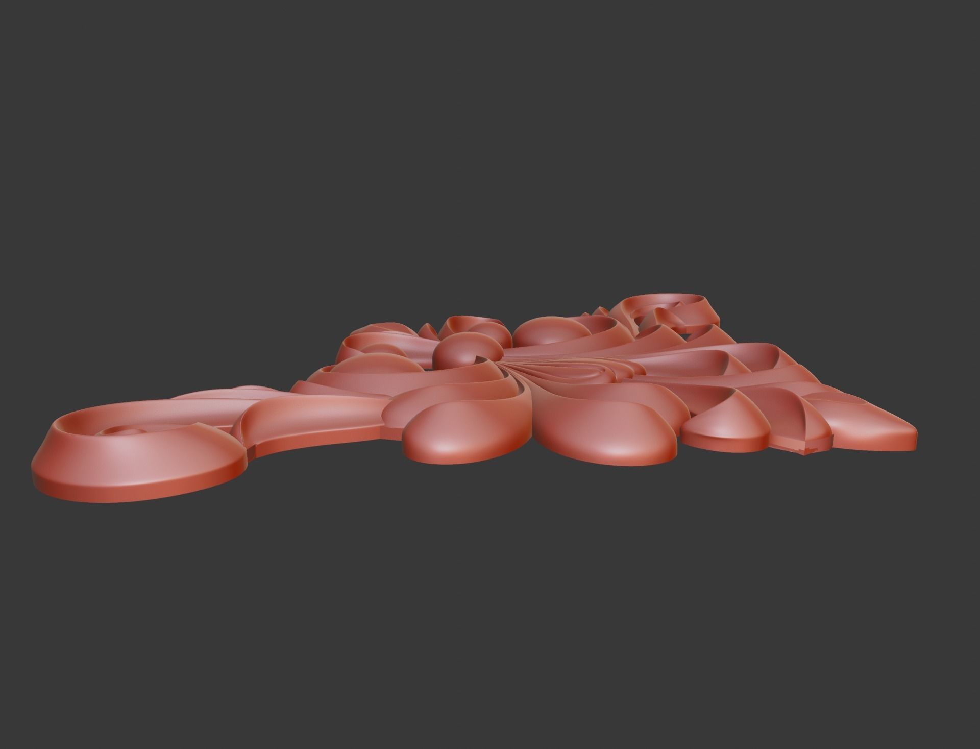 Wooden Ornament 3D print model_13