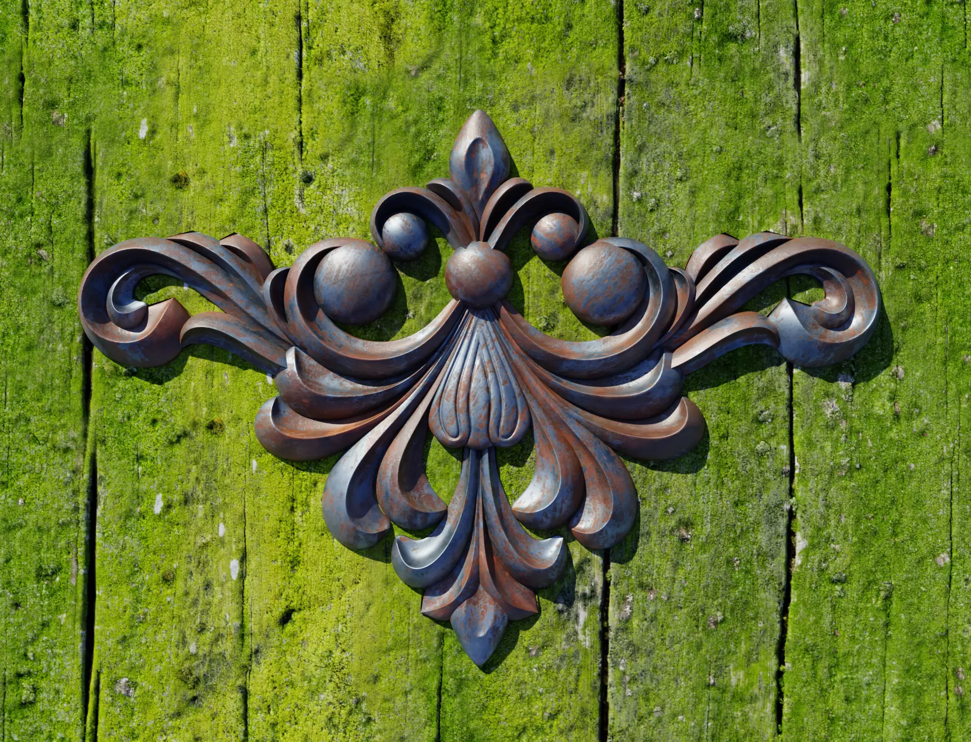 Wooden Ornament 3D print model_0