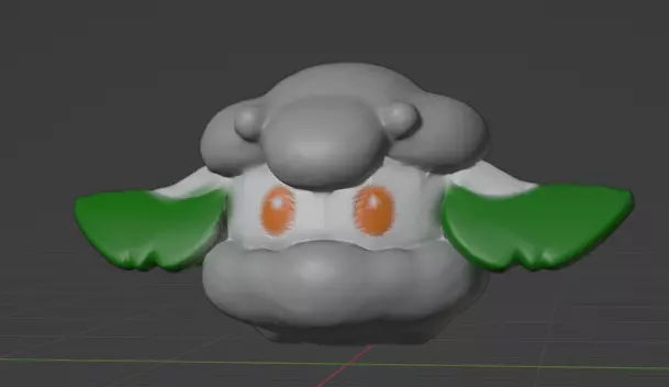 Cottonee 3D print model_0