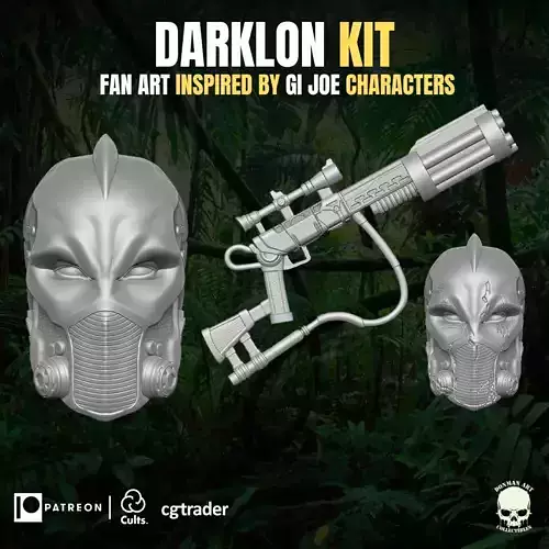Darklon Kit 3D printable File For Action Figures