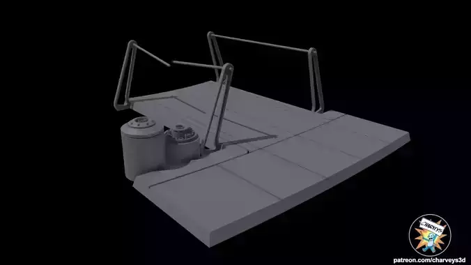 Star Wars ROTJ Final Duel Diorama  3D print model