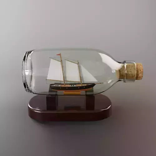 Ship in a bottle