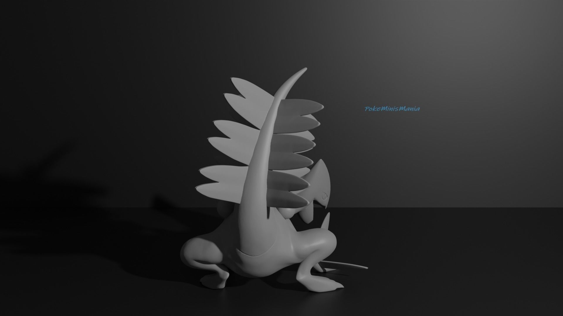 Brendan and Sceptile 3D print model 3D print model_16