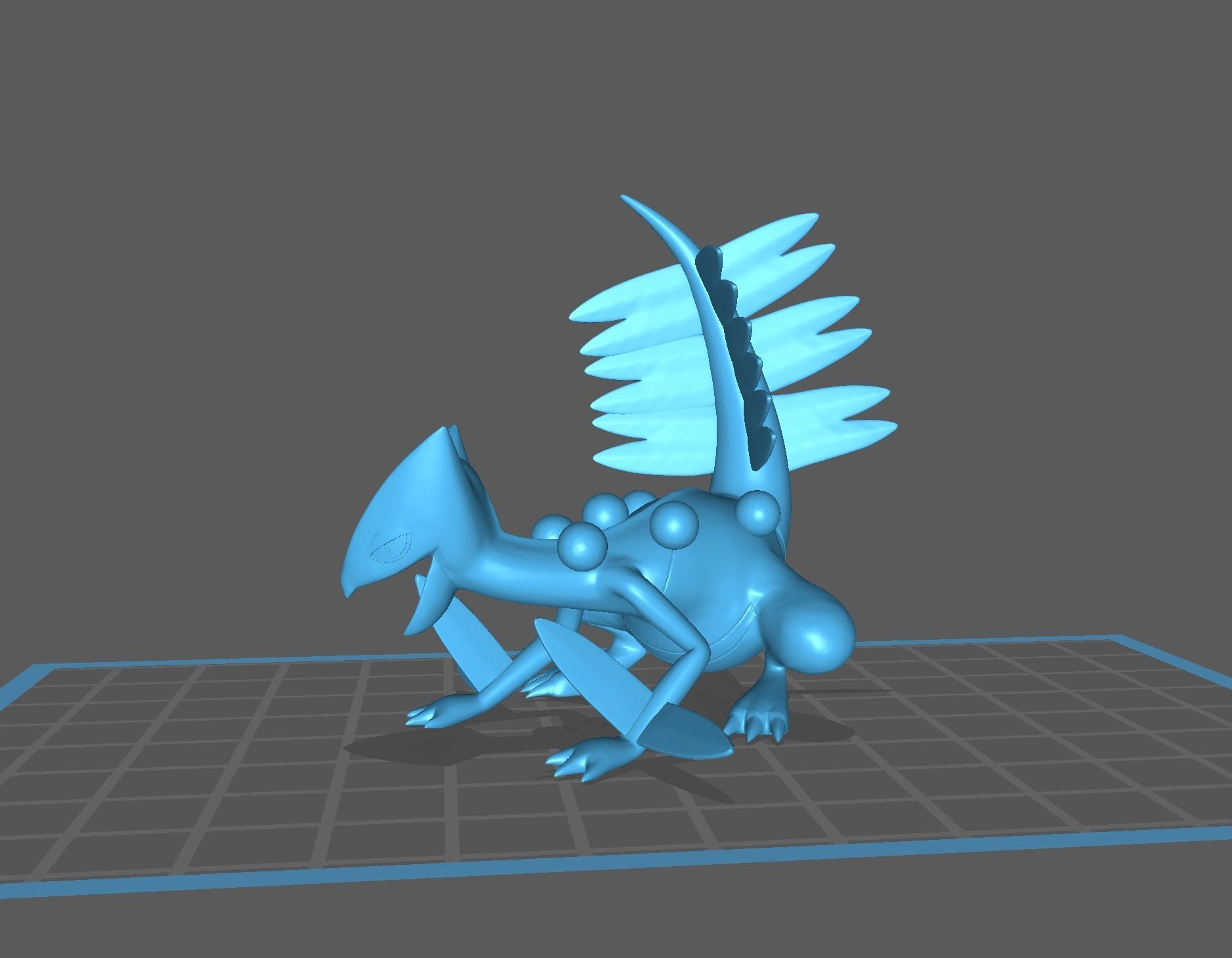 Brendan and Sceptile 3D print model 3D print model_21