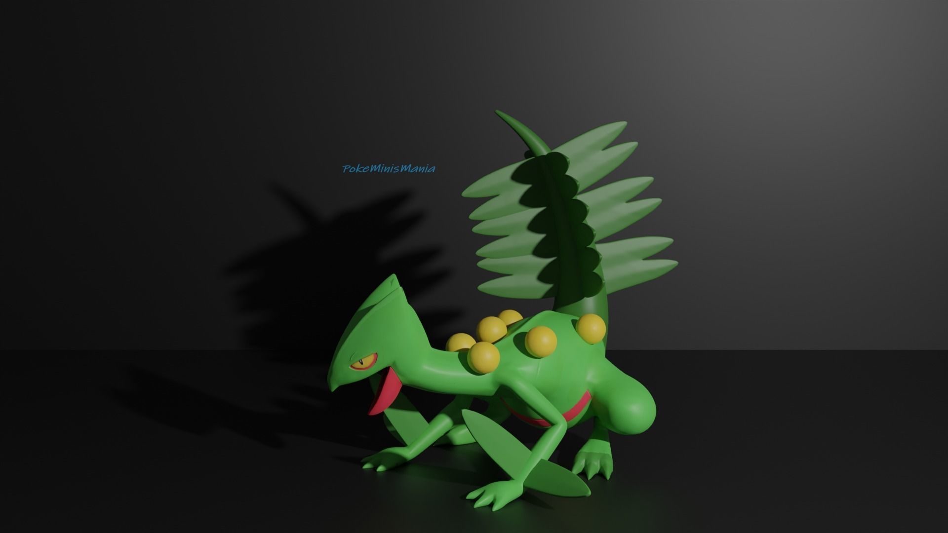Brendan and Sceptile 3D print model 3D print model_6