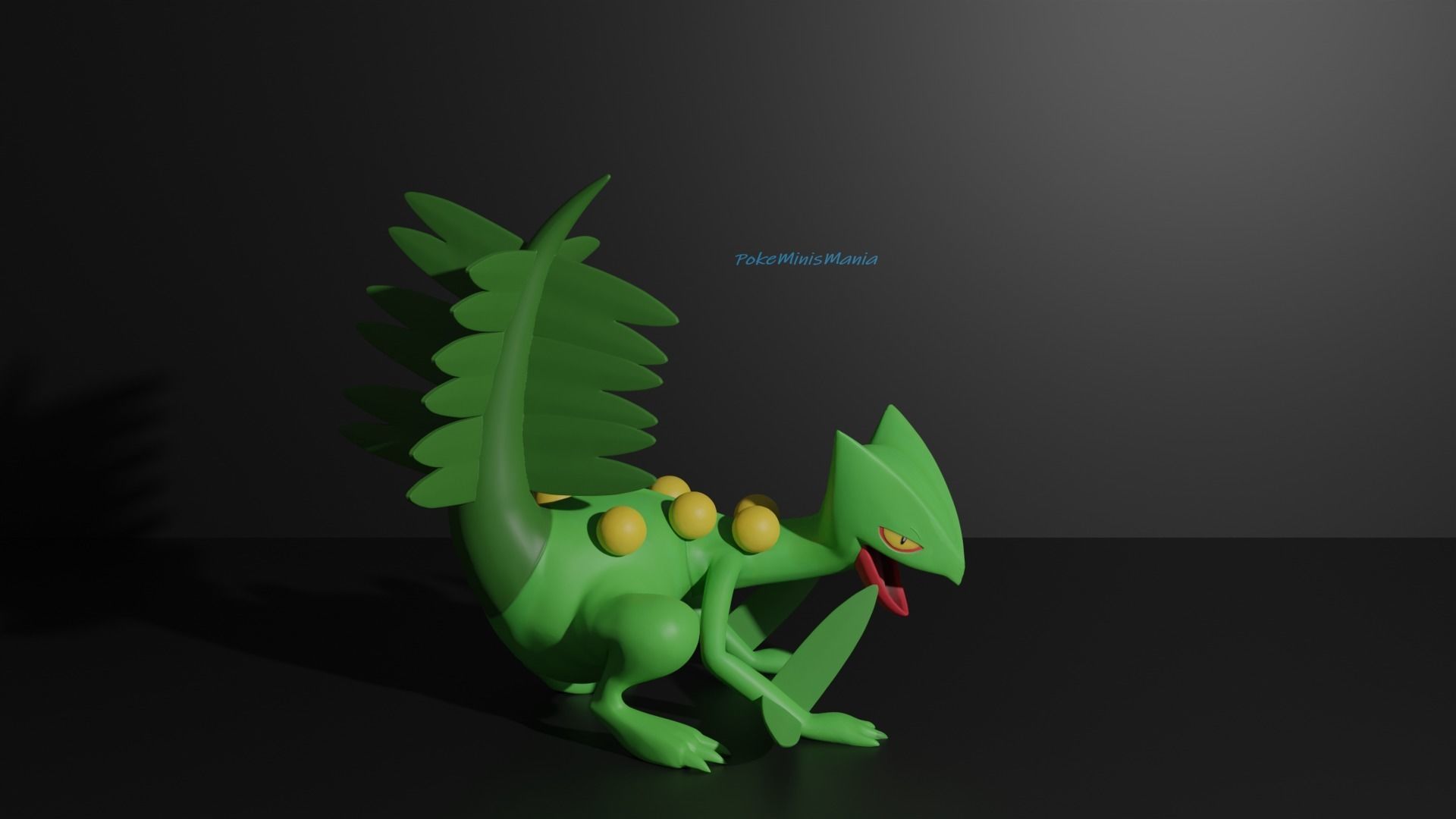 Brendan and Sceptile 3D print model 3D print model_7