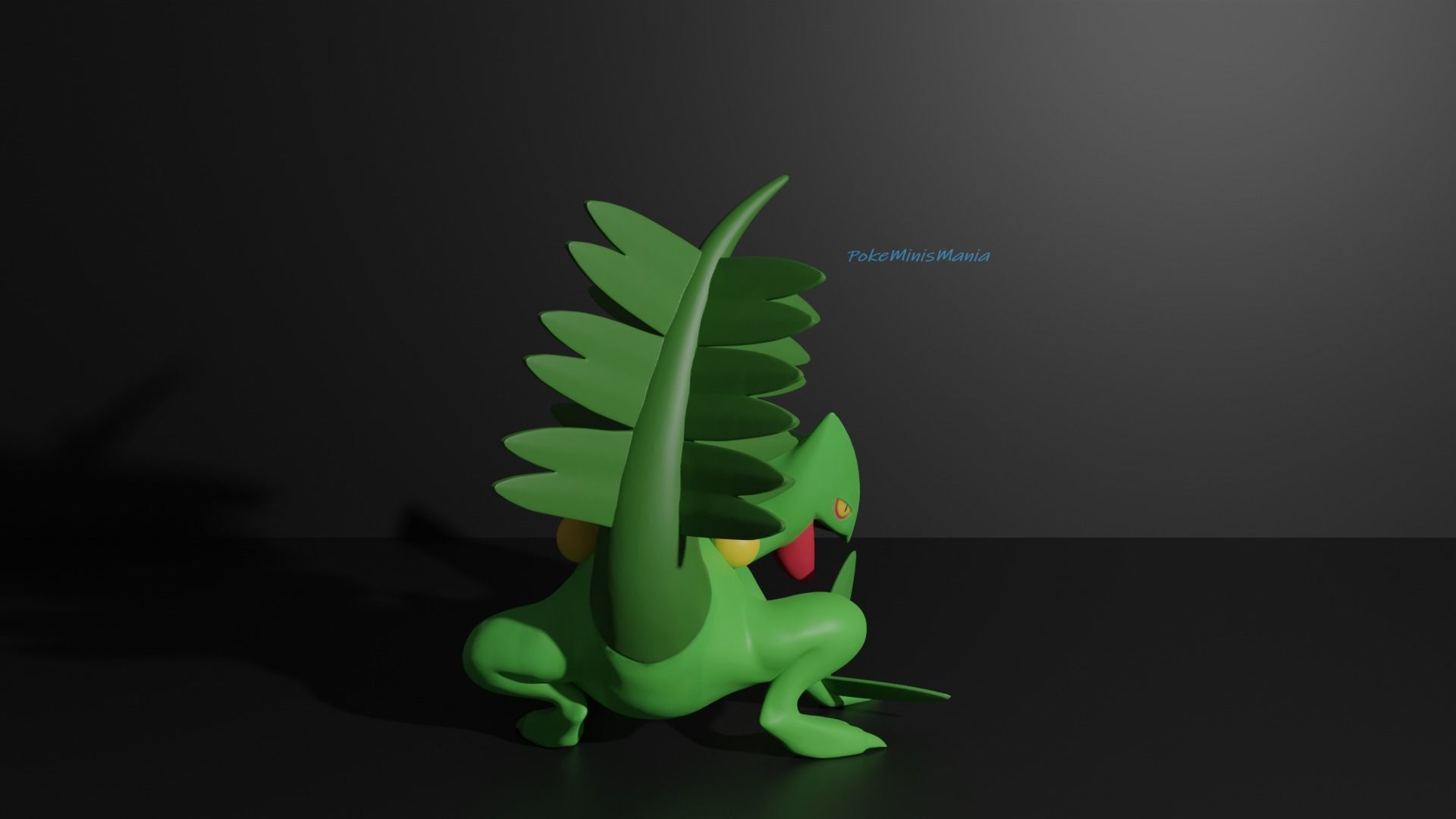Brendan and Sceptile 3D print model 3D print model_8