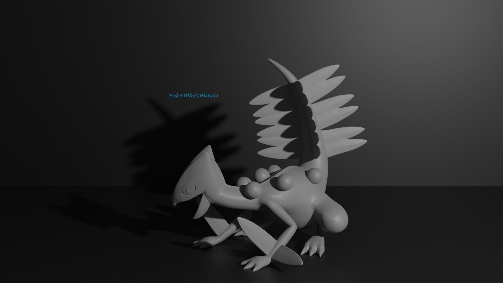Brendan and Sceptile 3D print model 3D print model_14