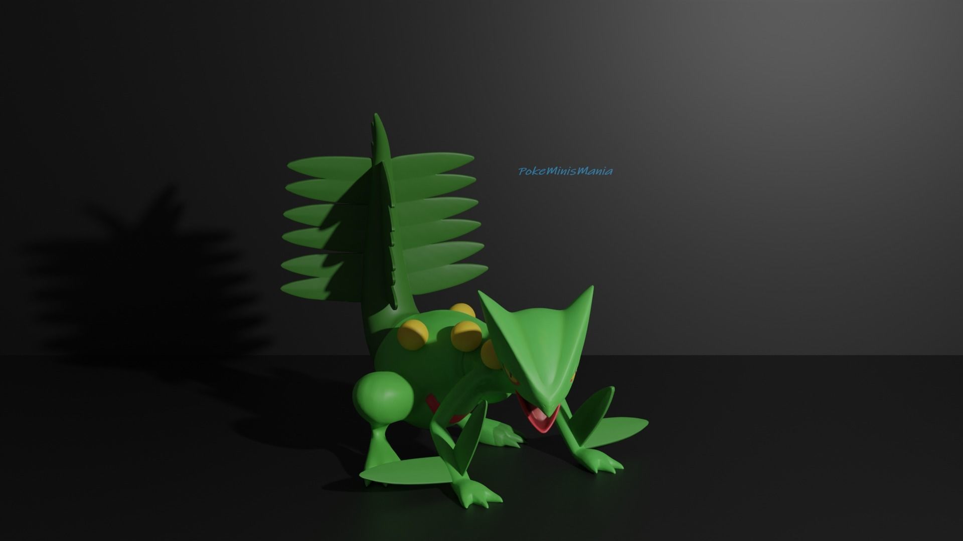 Brendan and Sceptile 3D print model 3D print model_5