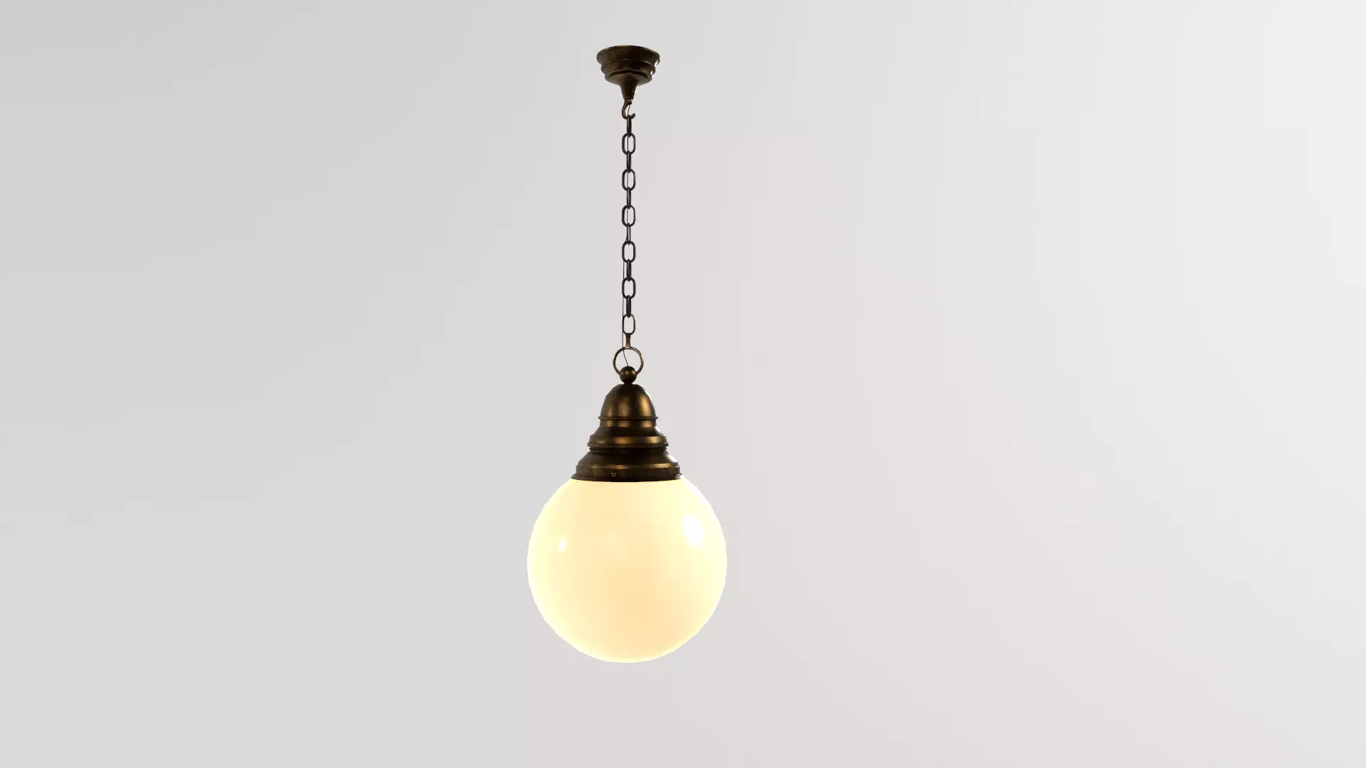 1930 Celling Lamp Low-poly 3D model