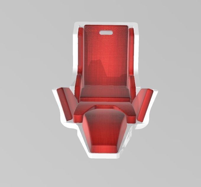 TOMs GUNDAM STYLE RACING SEAT FOR 1 24 SCALE AUTOS AND DIORAMAS 3D print model_9