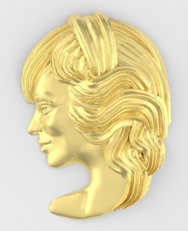 FACE AND CAMEO RING camafeo 3D print model_4