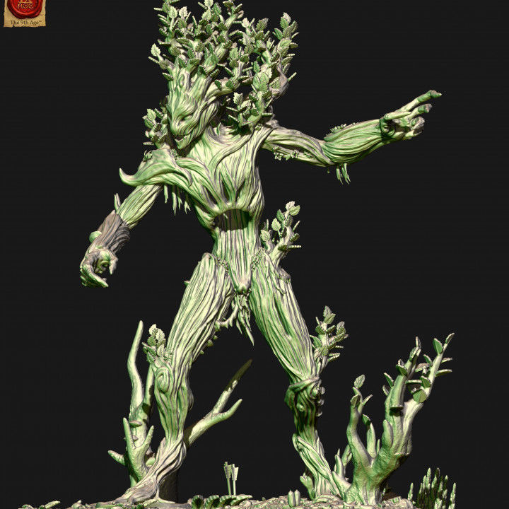 Wood elf treeman 3D print model_3
