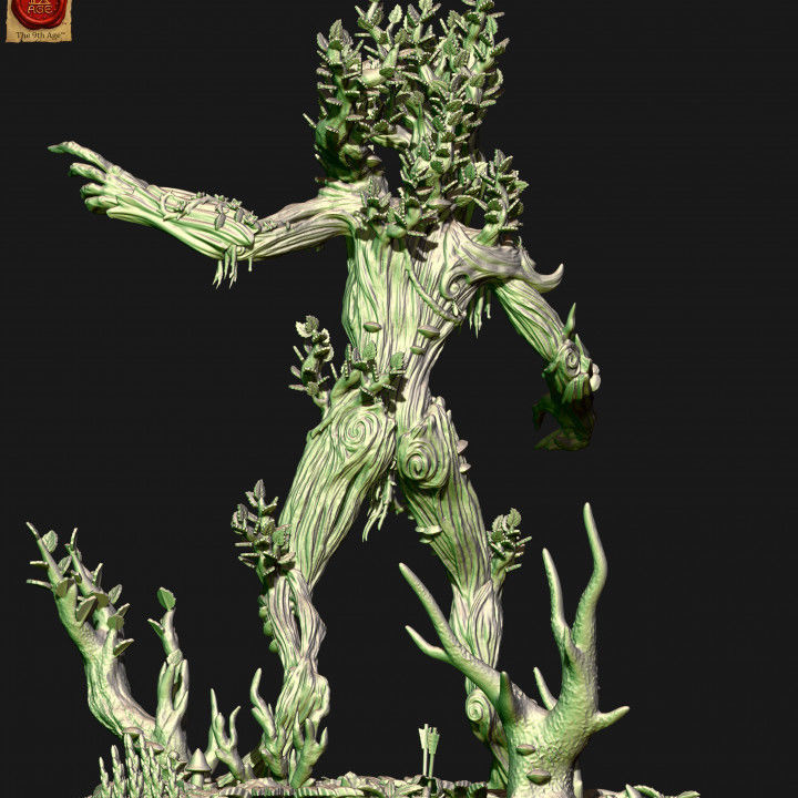 Wood elf treeman 3D print model_5