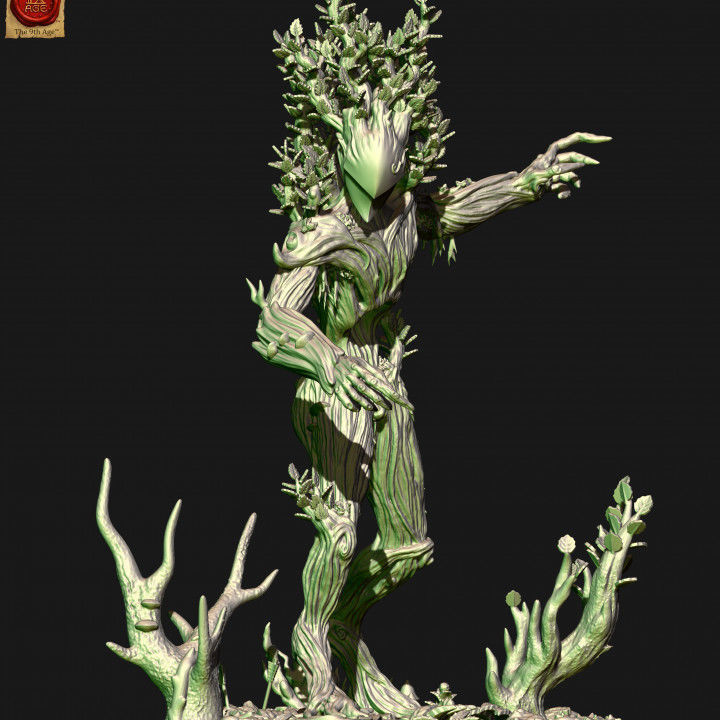 Wood elf treeman 3D print model_1