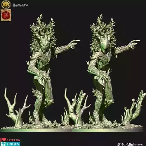 Wood elf treeman 3D print model