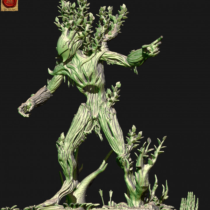 Wood elf treeman 3D print model_4