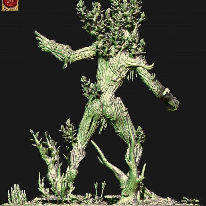 Wood elf treeman 3D print model_2