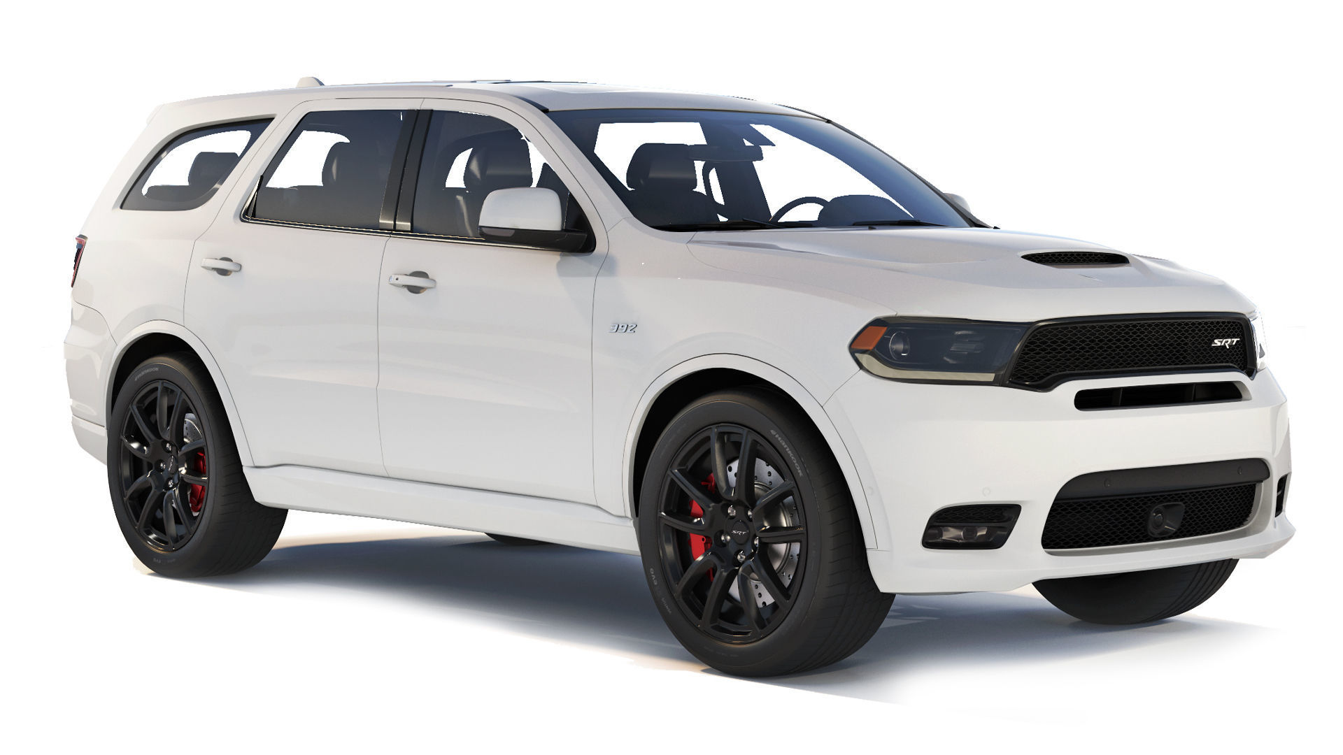 Dodge Durango SRT 2018 3D model_6