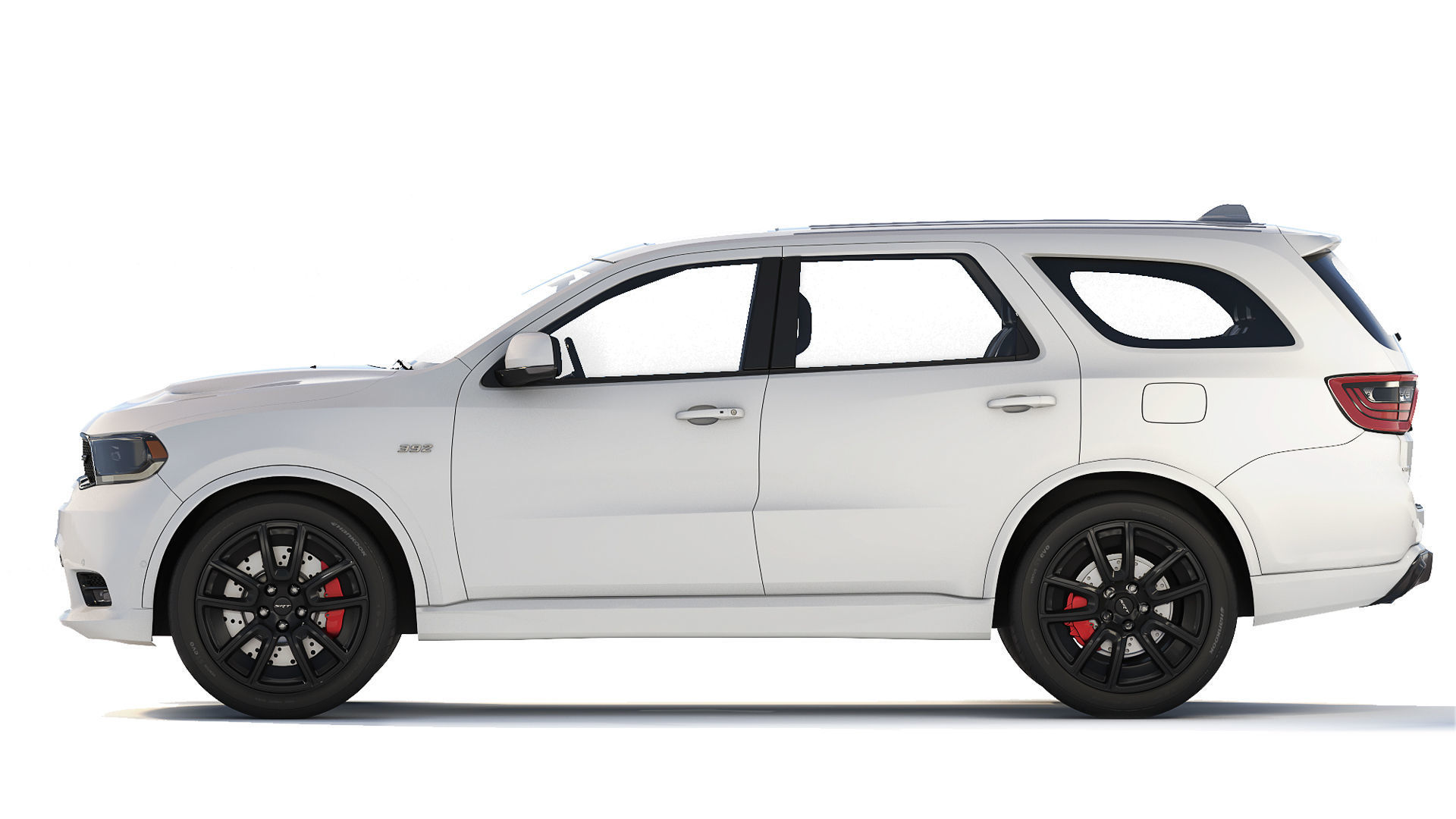 Dodge Durango SRT 2018 3D model_2