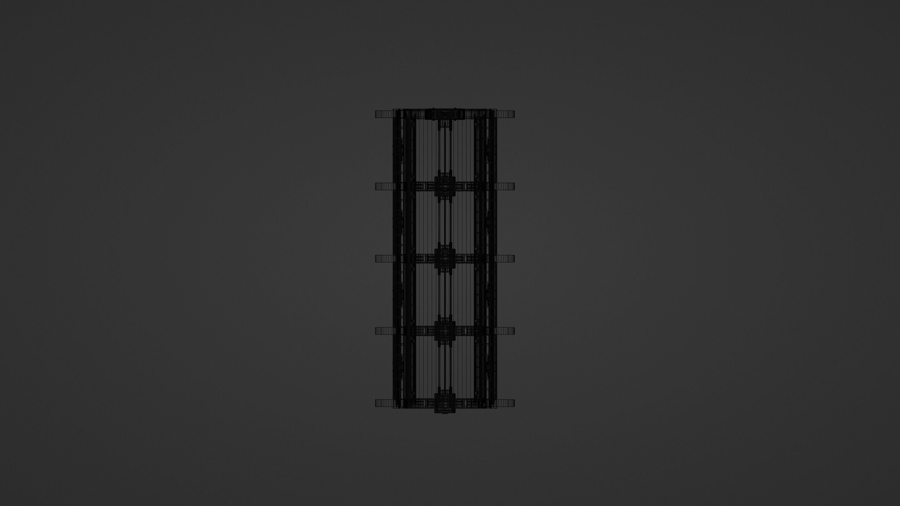 Sci-Fi Corridor 3D model_7