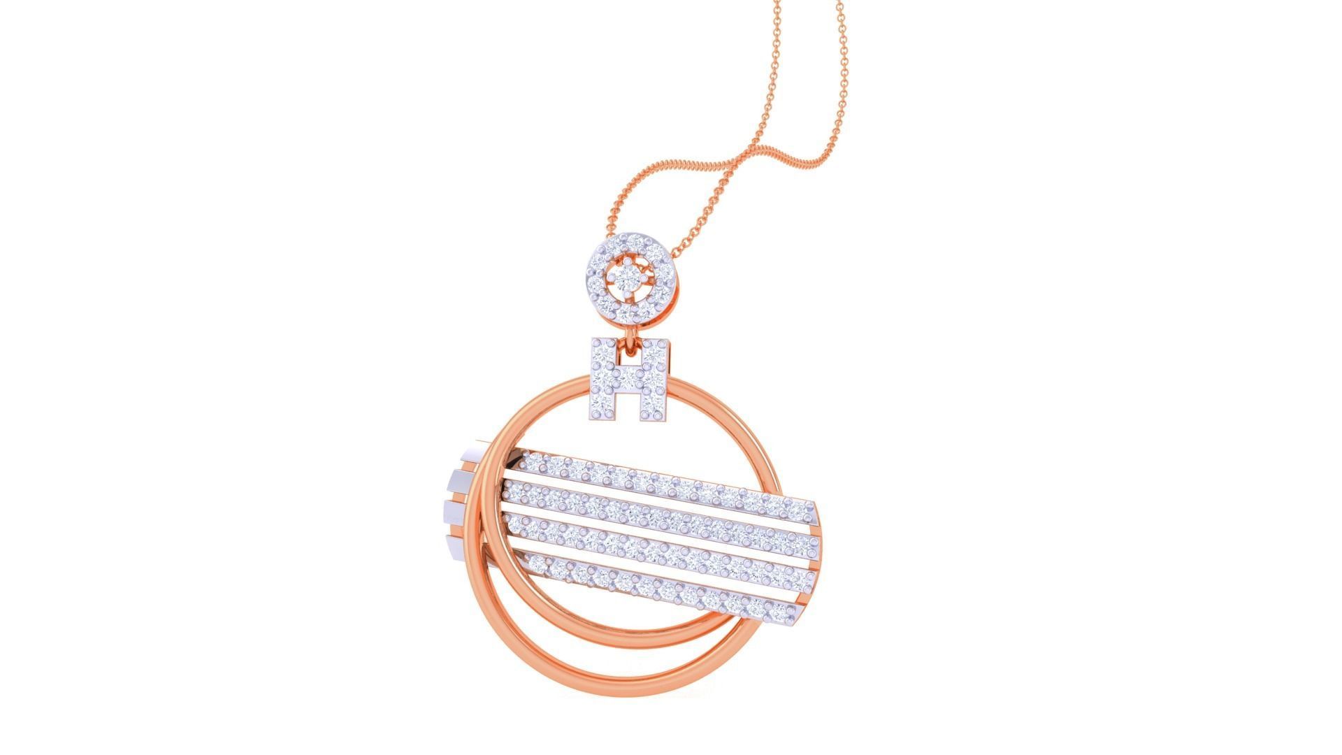 Women Pendant Earrings set 3dm stl obj gltf glb 3mf renders 3D print model_21