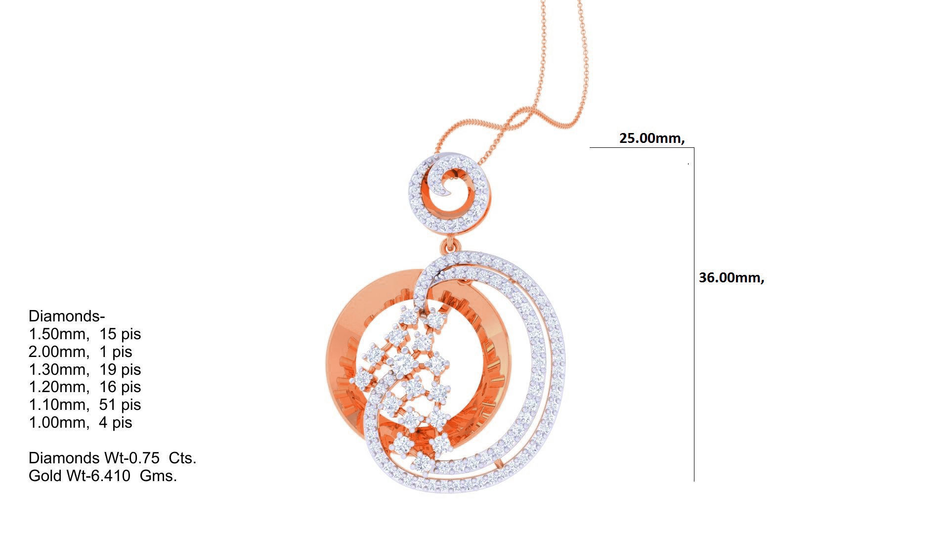 Women Pendant Earrings set 3dm stl obj gltf glb 3mf renders 3D print model_18