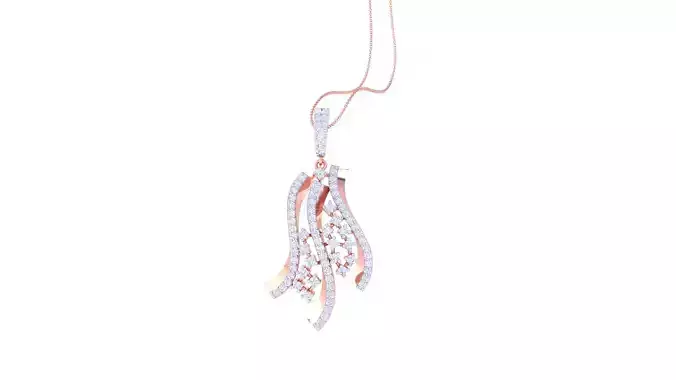 Women Pendant Earrings set 3dm stl obj gltf glb 3mf renders