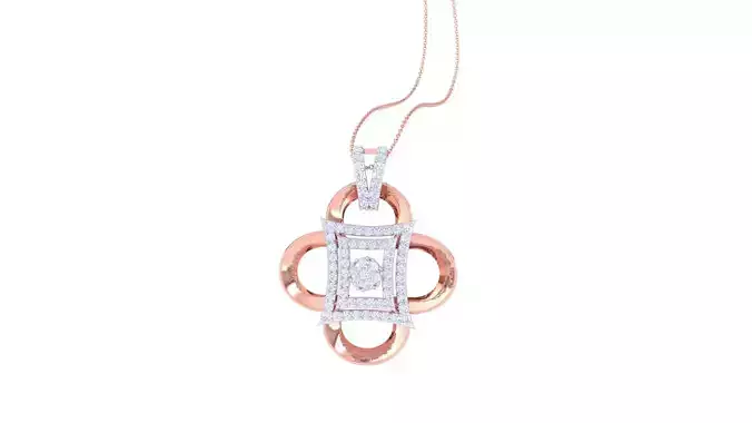 Women Pendant Earrings set 3dm stl obj gltf glb 3mf renders