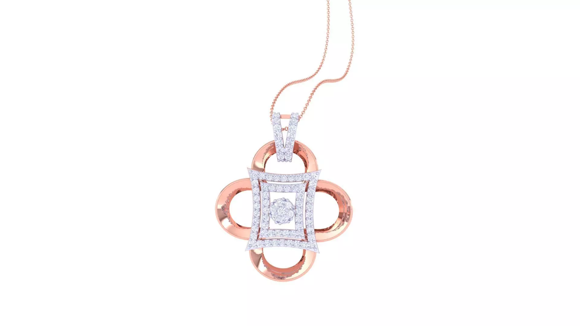 Women Pendant Earrings set 3dm stl obj gltf glb 3mf renders 3D print model_0