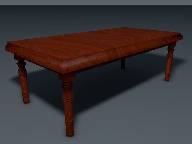Wooden Table 3D model