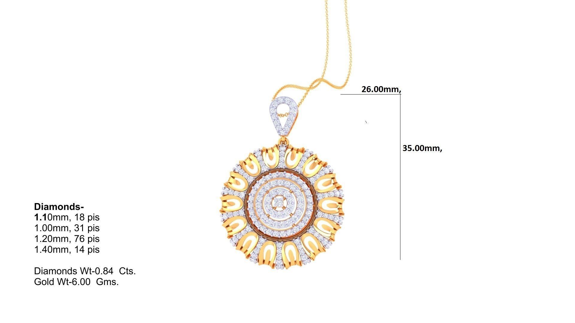 Sunflower Women Pendant Earrings set 3dm stl obj gltf glb 3mf 3D print model_16