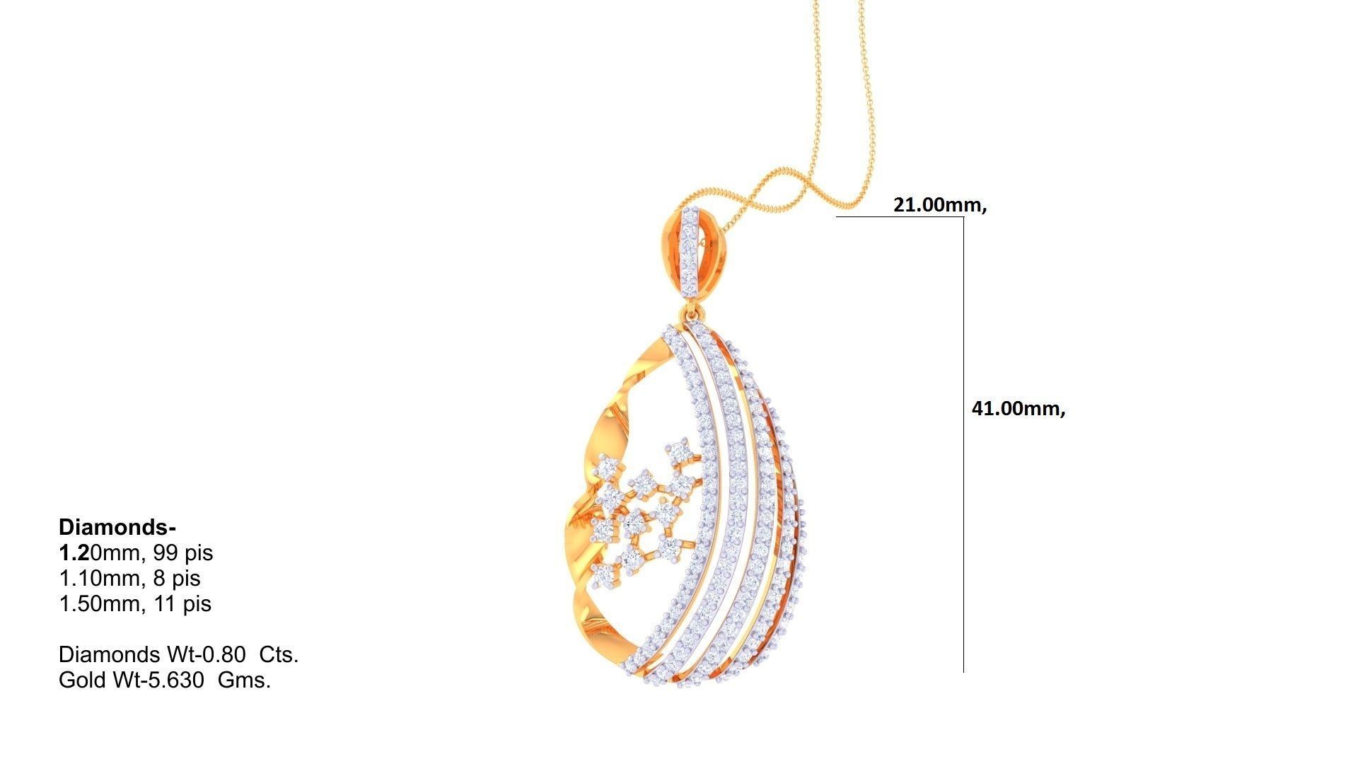 Women Pendant Earrings set 3dm stl obj gltf glb 3mf renders 3D print model_16