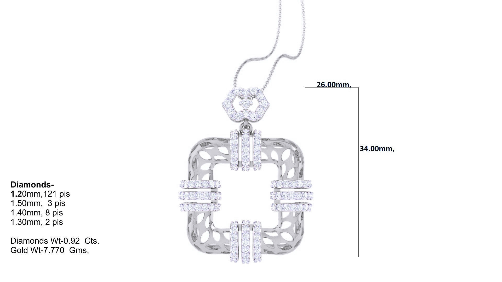 Leaf Mesh Women Pendant Earrings set 3dm stl obj gltf glb 3mf 3D print model_17