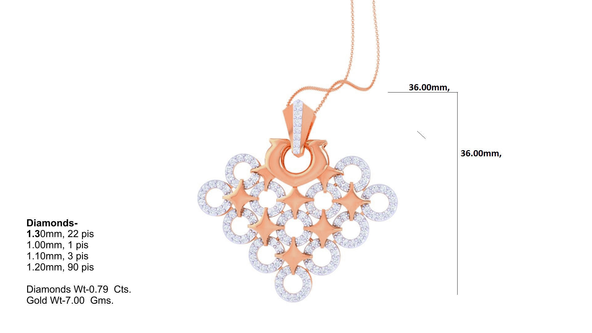 Star Women Pendant Earrings set 3dm stl obj gltf glb 3mf renders 3D print model_18