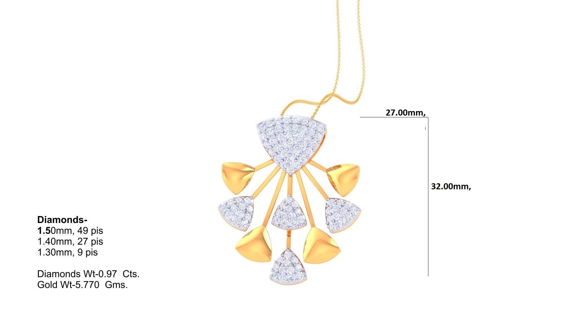 Women Pendant Earrings set 3dm stl obj gltf glb 3mf renders 3D print model_16