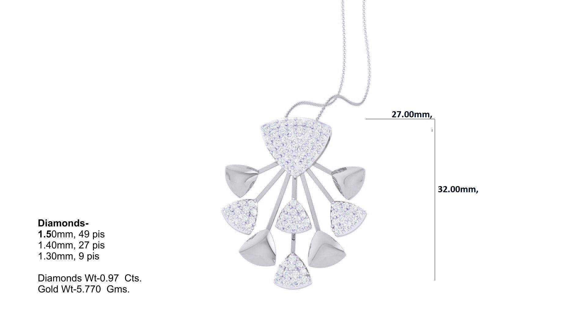 Women Pendant Earrings set 3dm stl obj gltf glb 3mf renders 3D print model_18