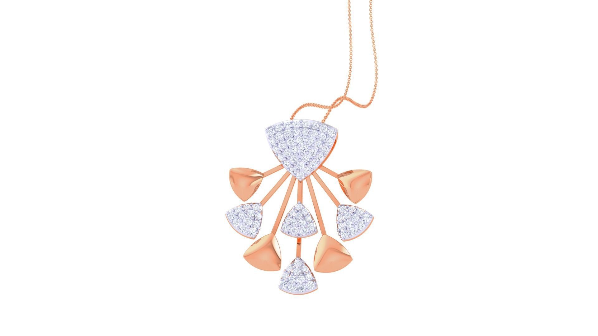 Women Pendant Earrings set 3dm stl obj gltf glb 3mf renders 3D print model_21