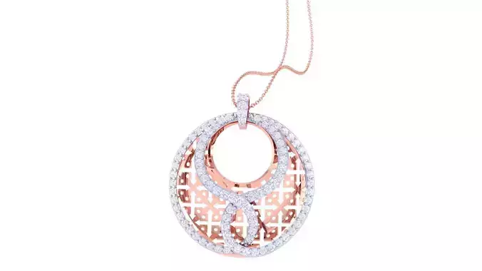 Mesh Women Pendant Earrings set 3dm stl obj gltf glb 3mf renders 3D print model