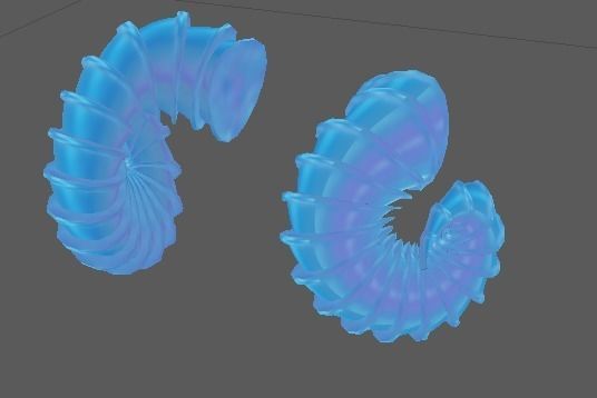 12 Ram horns 3D model_14