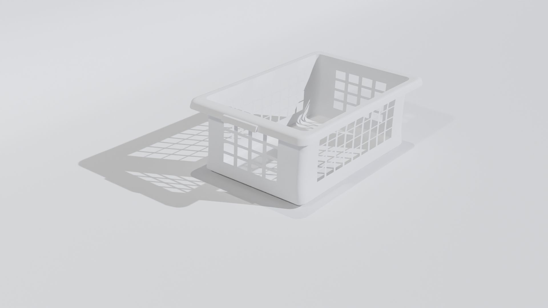 Laundry Basket Free low-poly 3D model_5