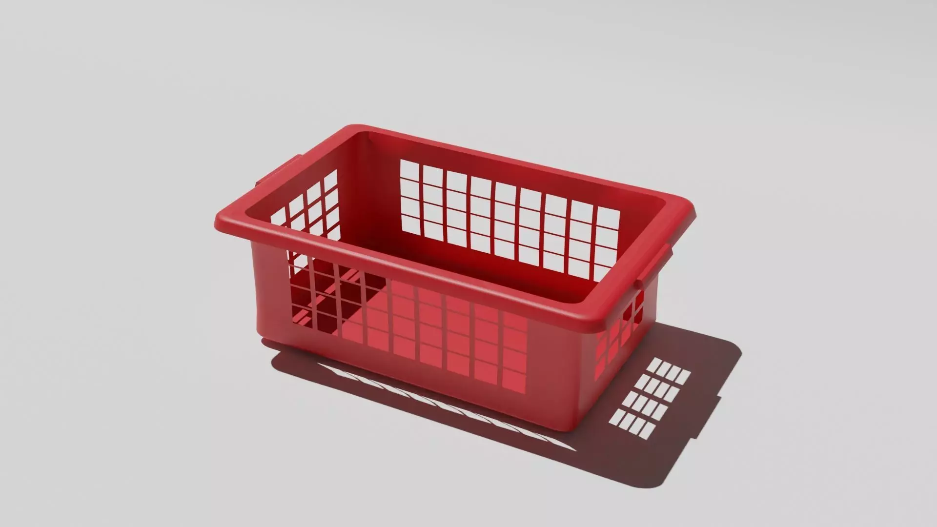 Laundry Basket Free low-poly 3D model_0