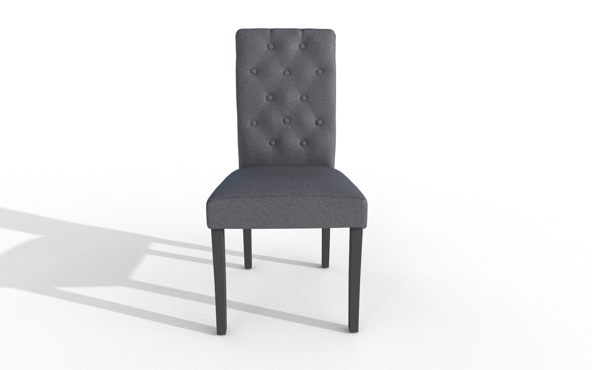 Modern Chair Low-poly 3D model_1