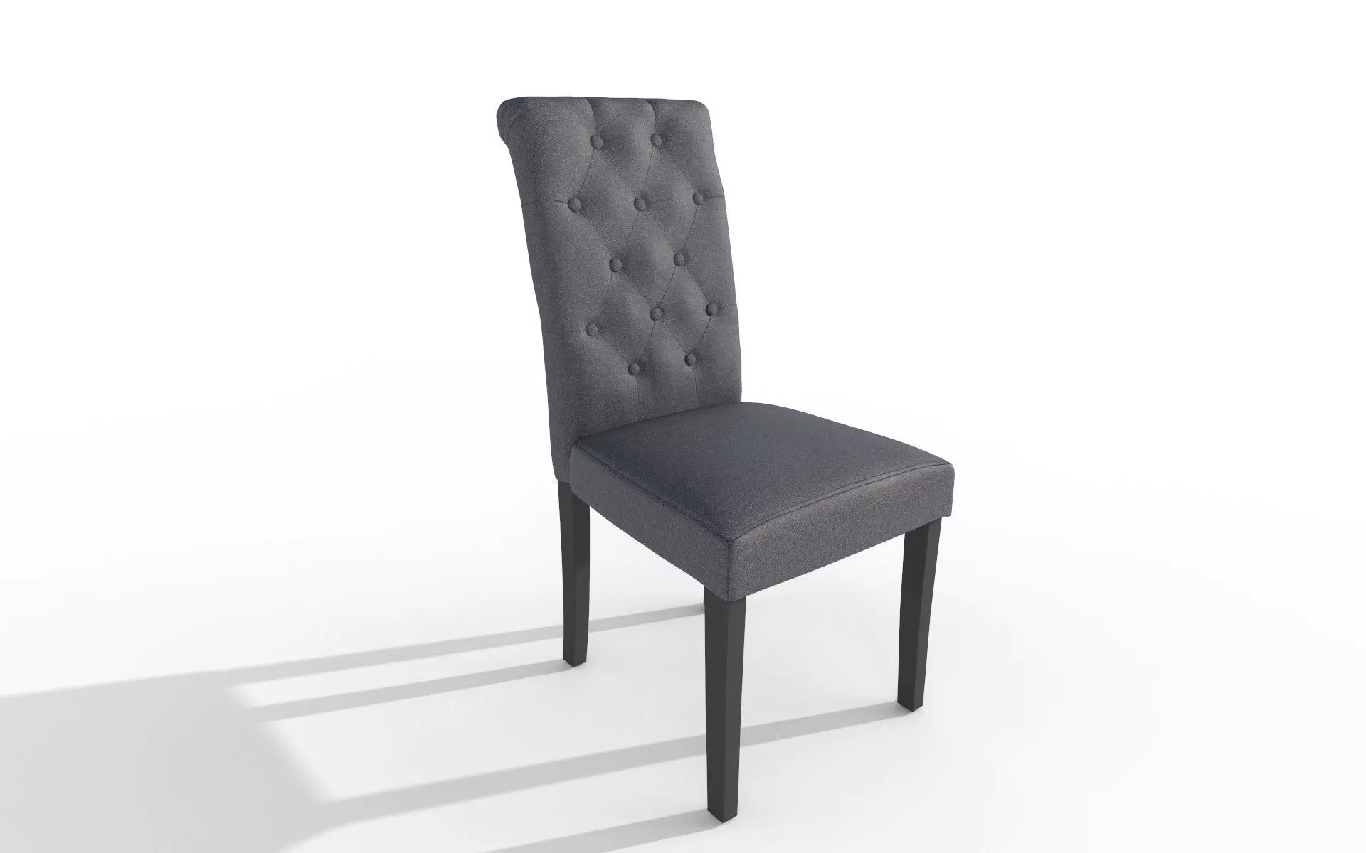 Modern Chair Low-poly 3D model_0