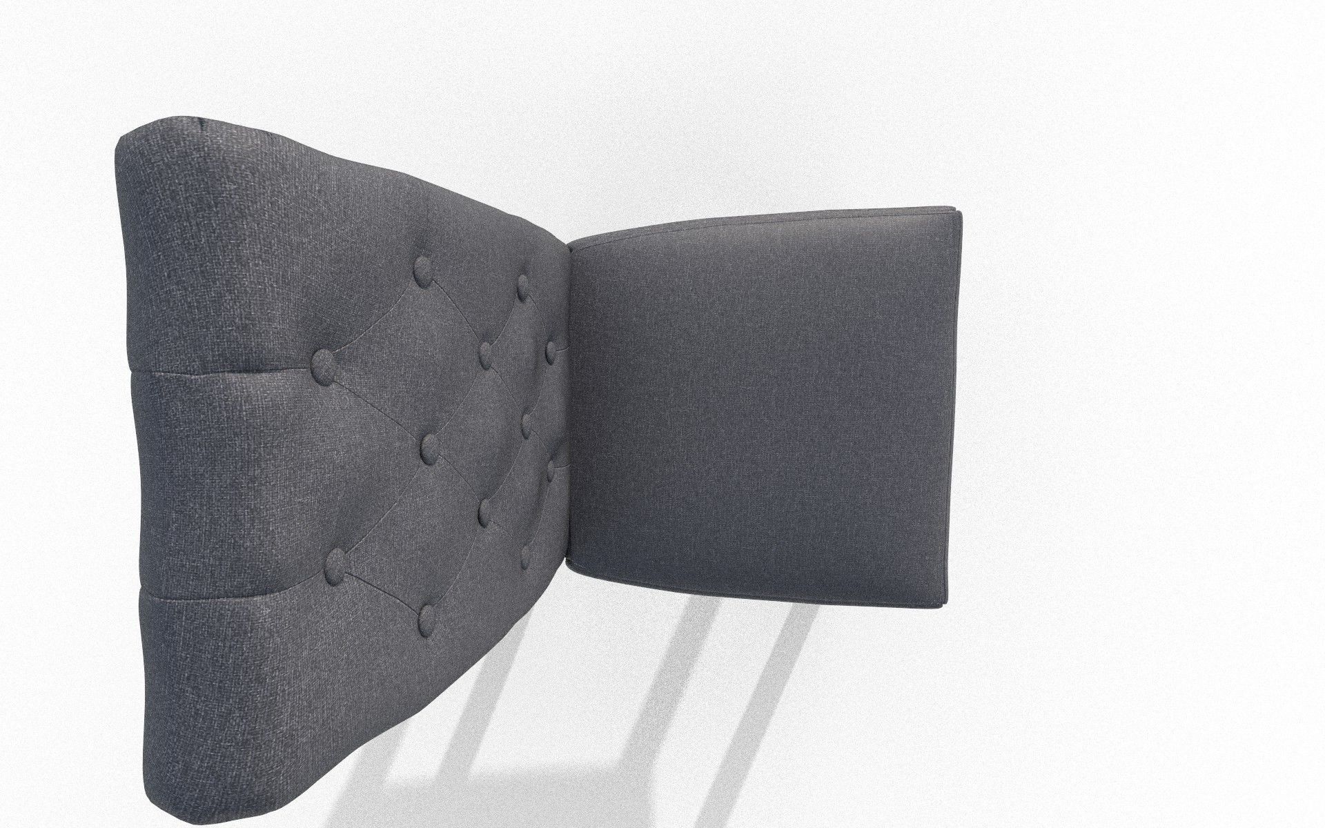 Modern Chair Low-poly 3D model_5