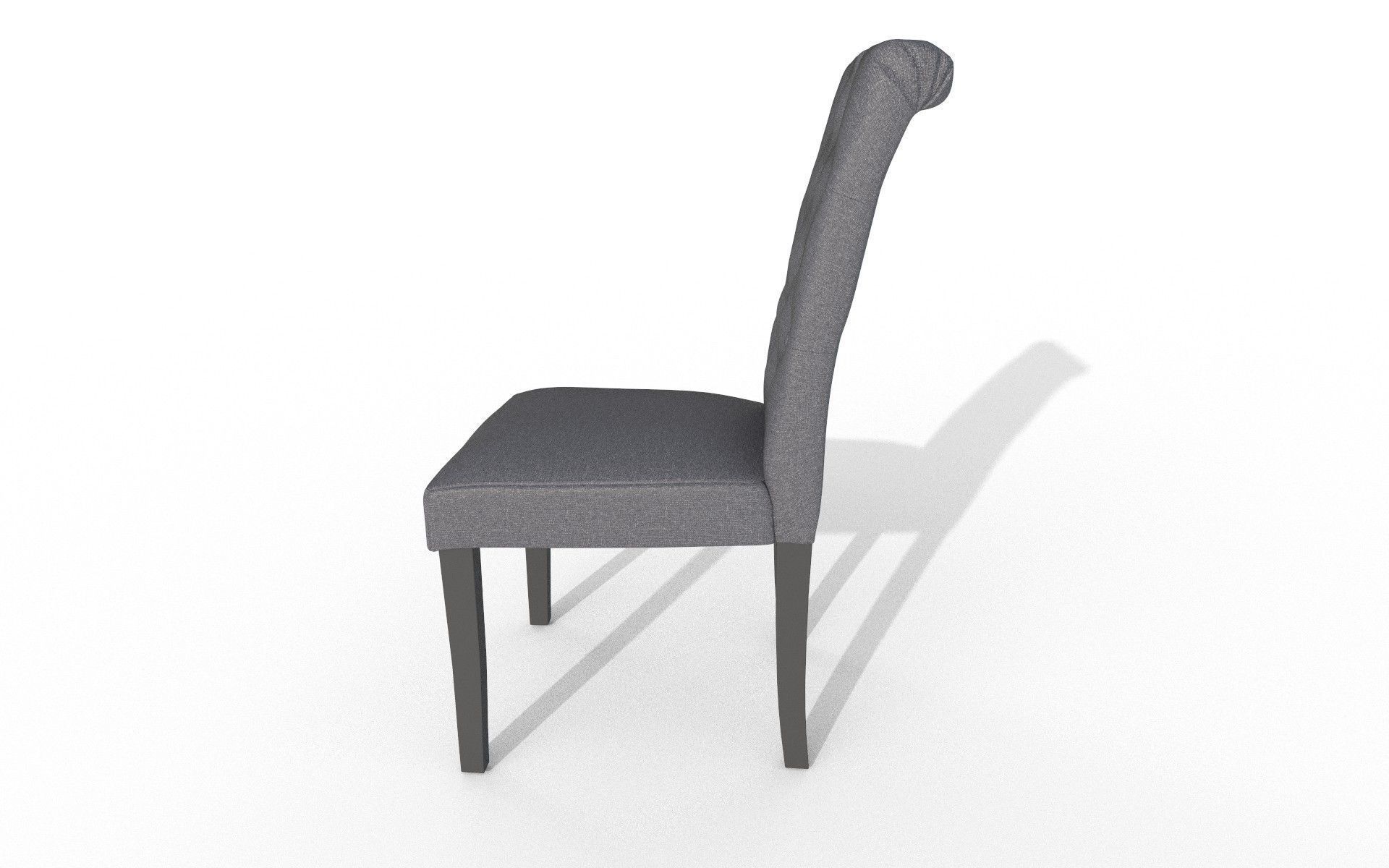 Modern Chair Low-poly 3D model_2